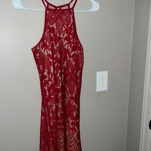 Red Lace Dress